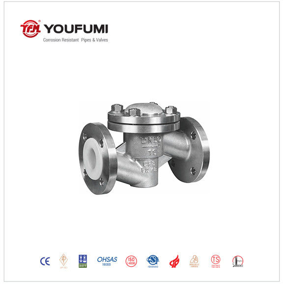 CF8 Swing Check Valve 3 Inch Stainless Steel  Corrosion Proof