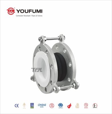 Petrochemical Rubber PTFE Lined Expansion Joint Composite Bellows Type Equal Shape